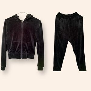 Black Velvet Women's jumpsuit set